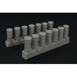 Fuel barrels, 1/144 - Brengun BRL144012