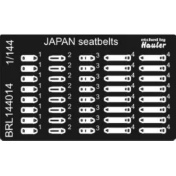 JAPAN seat belts, 1/144 - Brengun BRL144014