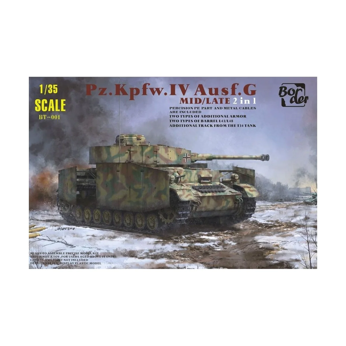 Pz.Kpfw.IV Ausf.G Mid/Late 2 in 1 - Border Model BT001
