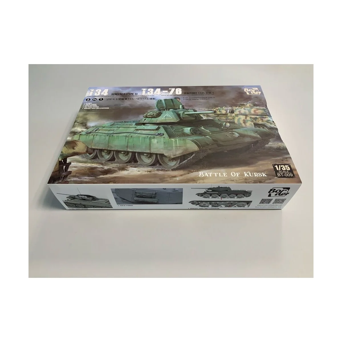 T34 Screened(Type1) T34-76 (Factory 112).2 in 1 - Border Model BT009