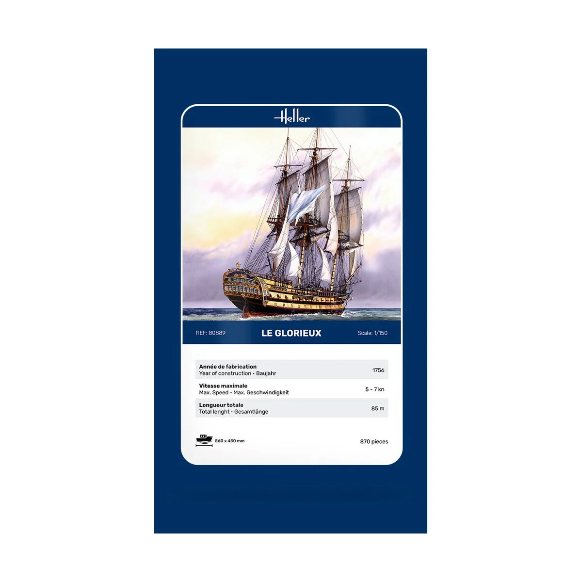 Le Glorieux, 1/150 - Heller 80889