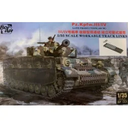 Workable Track Links for Pz.Kpfw.III/IV Late(40cm) - Border Model B...