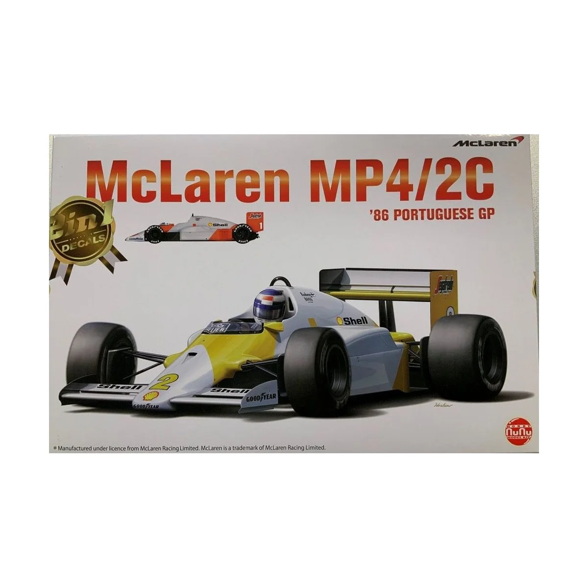 McLaren MP4/2C Portuguese GP 1986, 1/20 - NUNU-BEEMAX PN20001
