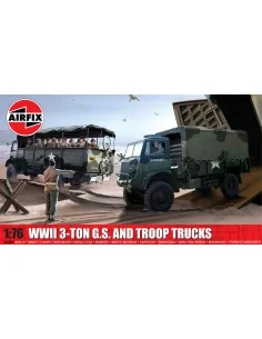 WWII 3-ton 4x4 General Service & Troop Trucks, 1/76 - Airfix A03306A