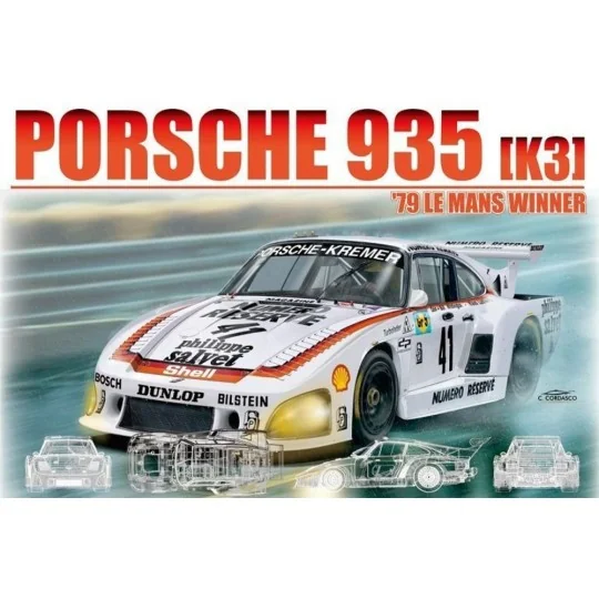 Porsche 935 (K3) '79 LM Winner, 1/24 - NUNU-BEEMAX PN24006 Porsche 935 (K3) '79 LM Winner, 1/24 - NUNU-BEEMAX PN24006