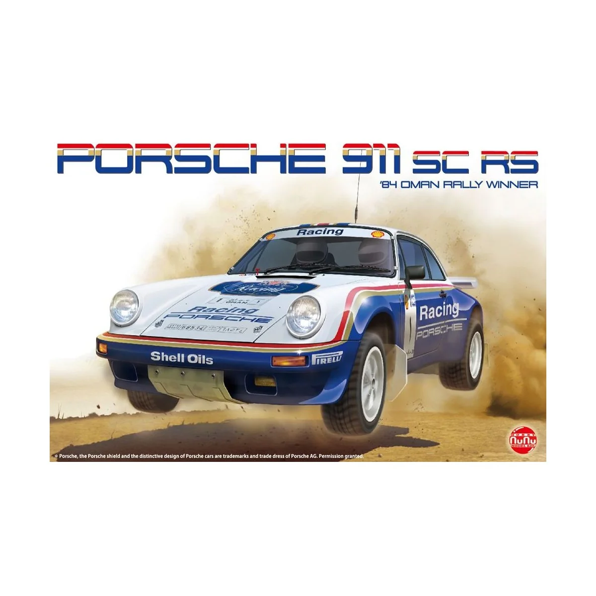 PORSCHE 911 1984 Oman Rally, 1/24 - NUNU-BEEMAX PN24011