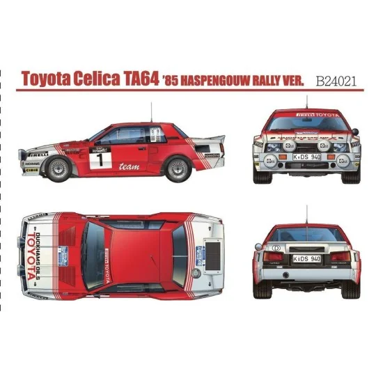 Toyota TA64 Celica '85 Haspengouw Rally Ver. - NUNU-BEEMAX B24021