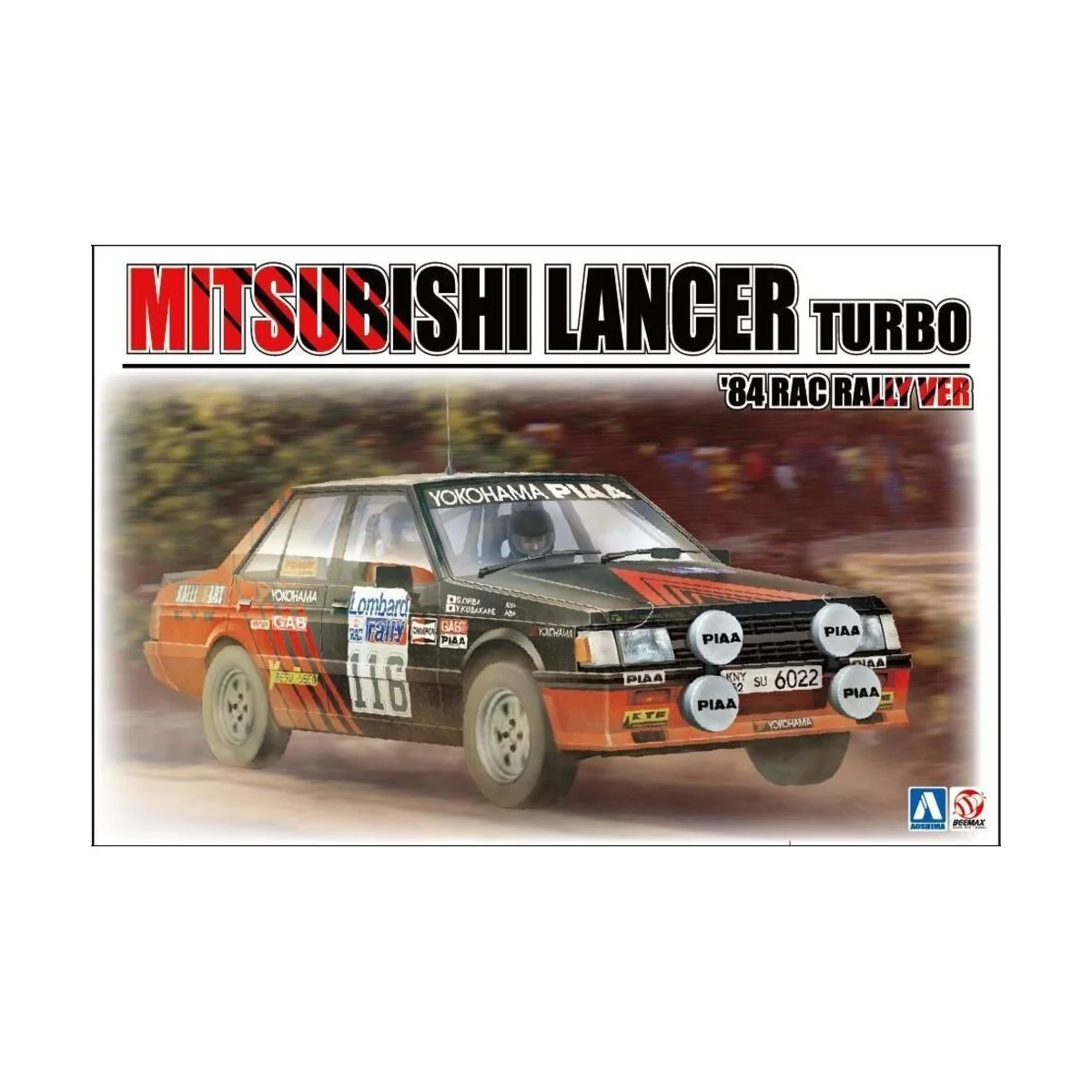 Mitsubishi Lancer Turbo '84 RAC Rally Ver., 1/24 - NUNU-BEEMAX B24022