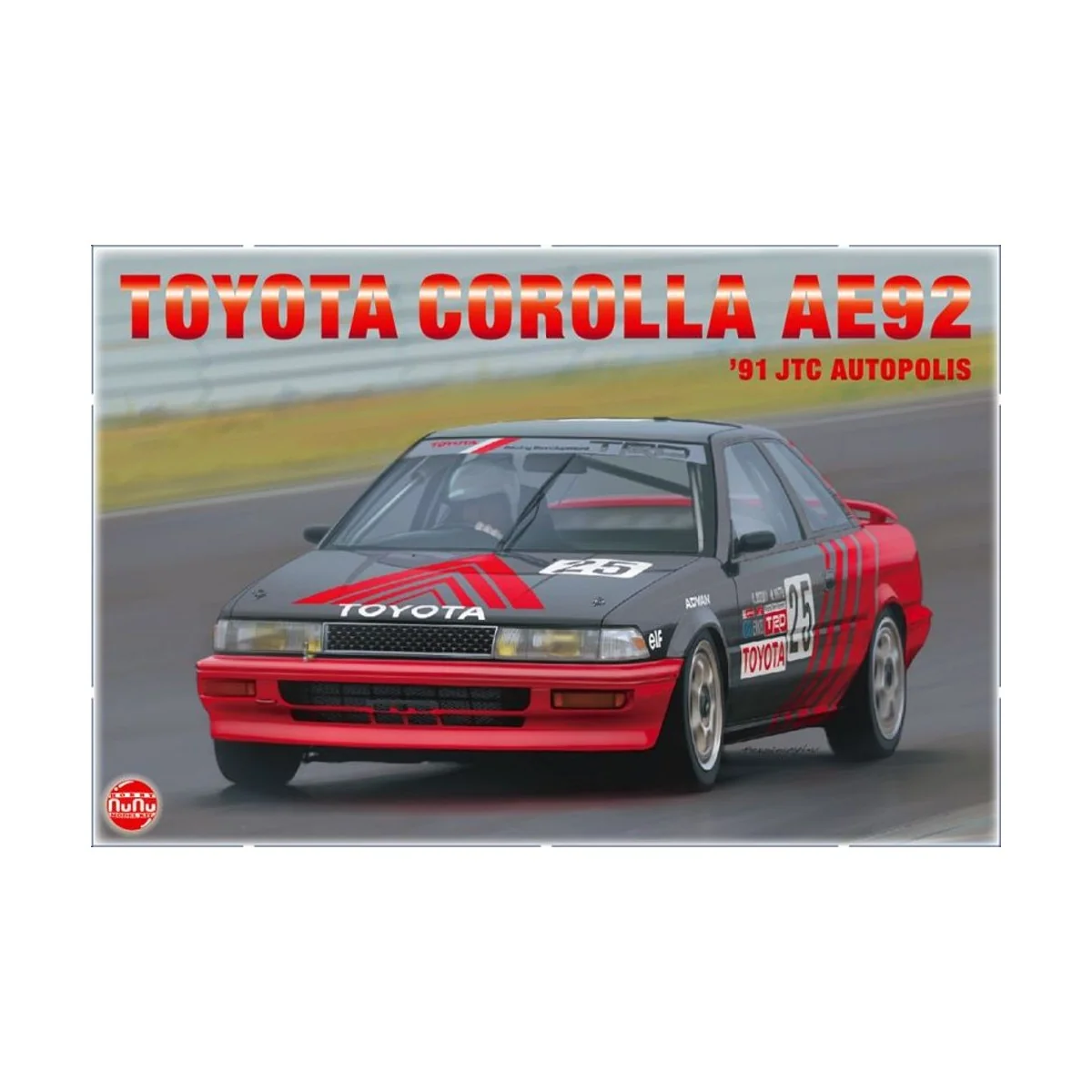 TOYOTA COROLLA Levin AE92 ADVAN, 1/24 - NUNU-BEEMAX PN24025