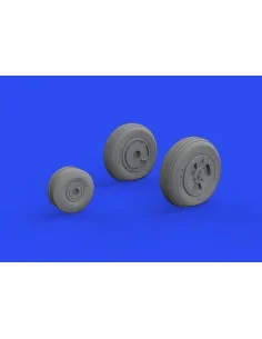 Vampire F.3 wheels, 1/48 - Eduard Accessories 648741