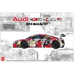 Audi Hong Kong R8 2015 MACAU GT, 1/24 - NUNU-BEEMAX PN24028