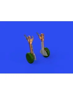F6F undercarriage legs BRONZE, 1/48 - Eduard Accessories 648747
