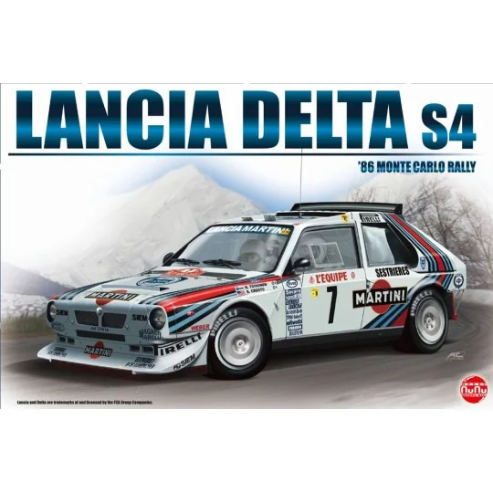 Lancia Delta S4 Martini '86 Monte Carlo, 1/24 - NUNU-BEEMAX PN24030 Lancia Delta S4 Martini '86 Monte Carlo, 1/24 - NUNU-BEEMAX PN24030