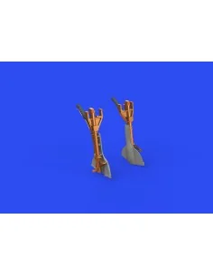 F6F undercarriage legs BRONZE, 1/48 - Eduard Accessories 648747 2