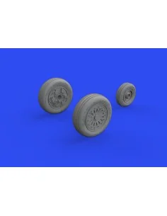 F-16A MLU wheels for KINETIC, 1/48 - Eduard Accessories 648822