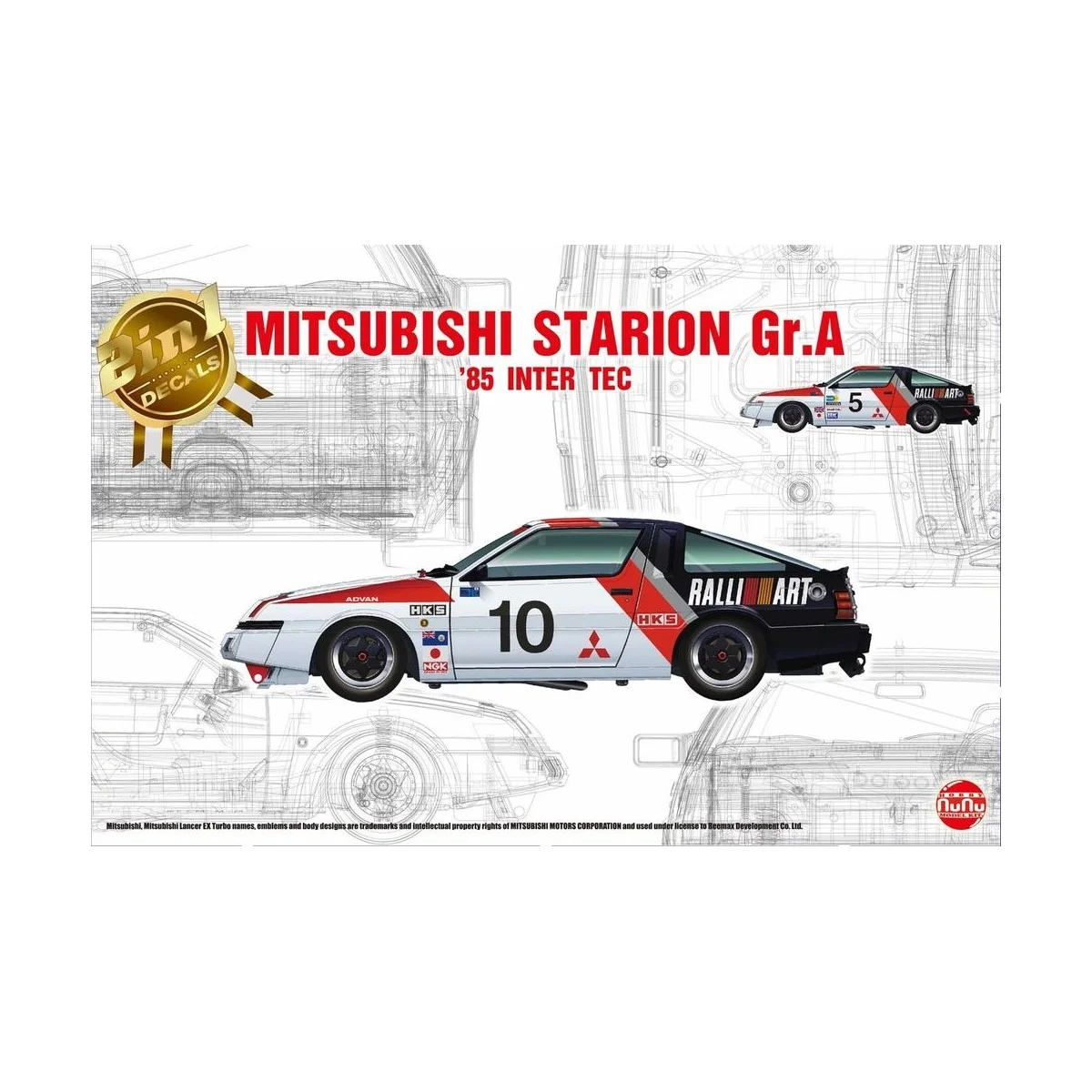 Mitsubishi Starion Gr.A 85 INTER TEC - NUNU-BEEMAX PN24031