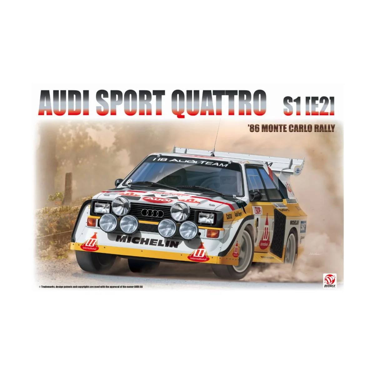 AUDI SPORT QUATTRO S1 (E2), 1/24 - NUNU-BEEMAX B24035 AUDI SPORT QUATTRO S1 (E2), 1/24 - NUNU-BEEMAX B24035