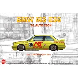 BMW M3 E30 Gr.A 91 AUTO TECH, 1/24 - NUNU-BEEMAX PN24014