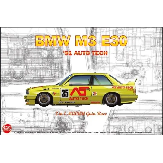 BMW M3 E30 Gr.A 91 AUTO TECH - NUNU-BEEMAX PN24014