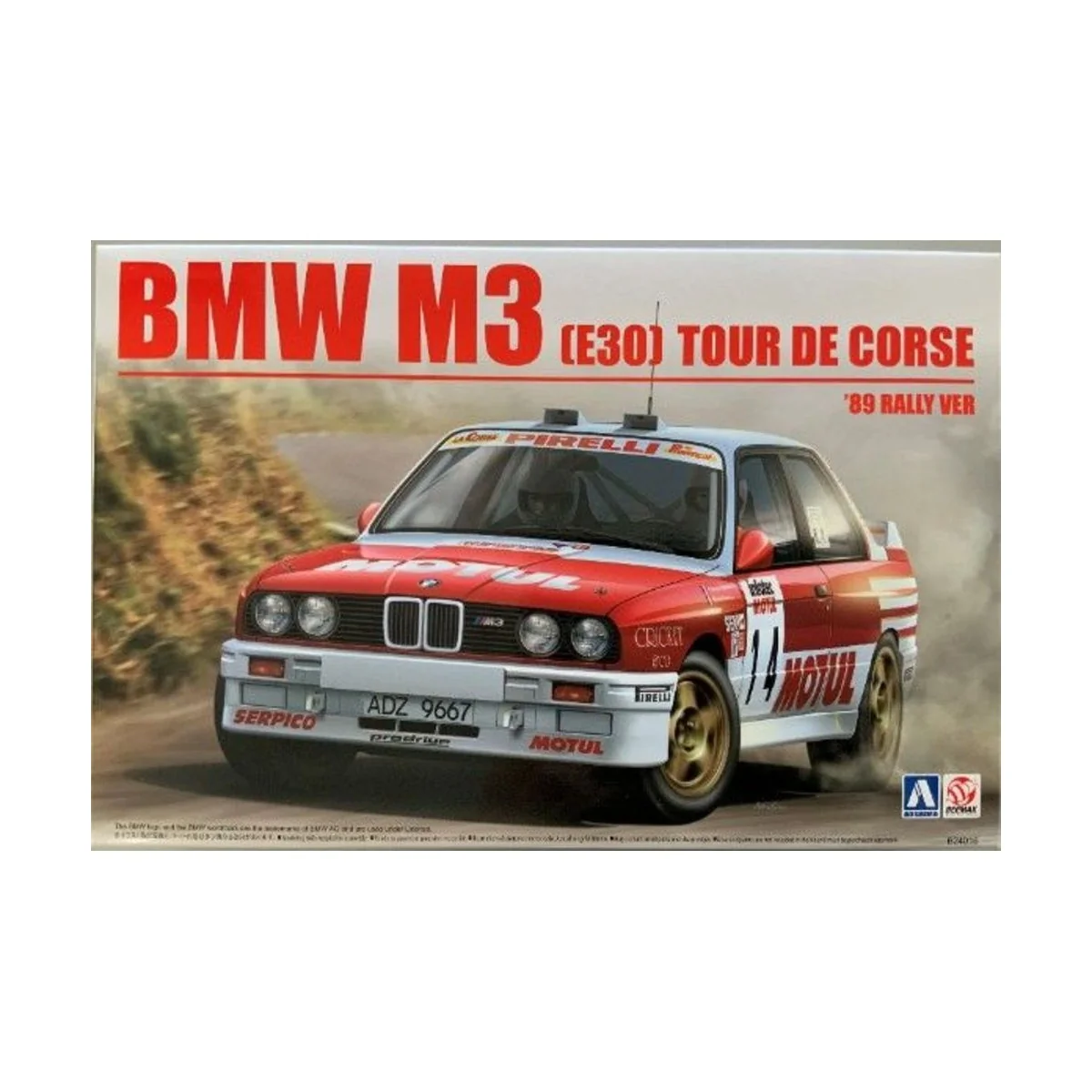 BMW M3 (E30) Tour de Corse '89 RALLY VER, 1/24 - NUNU-BEEMAX B24016 BMW M3 (E30) Tour de Corse '89 RALLY VER, 1/24 - NUNU-BEEMAX B24016