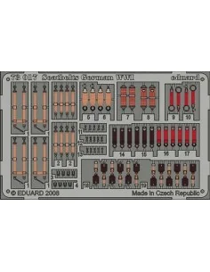 Seatbelts German WWI, 1/72 - Eduard Accessories 73017