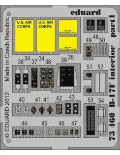 B-17F interior S.A. for Revell, 1/72 - Eduard Accessories 73460