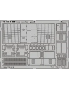 B-17F rear interior for Revell, 1/72 - Eduard Accessories 73462 2