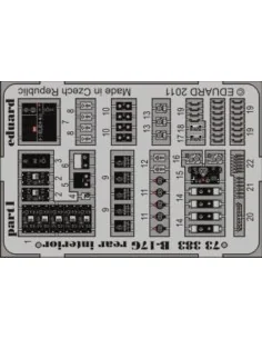 B-17G rear interior for Revell, 1/72 - Eduard Accessories 73383
