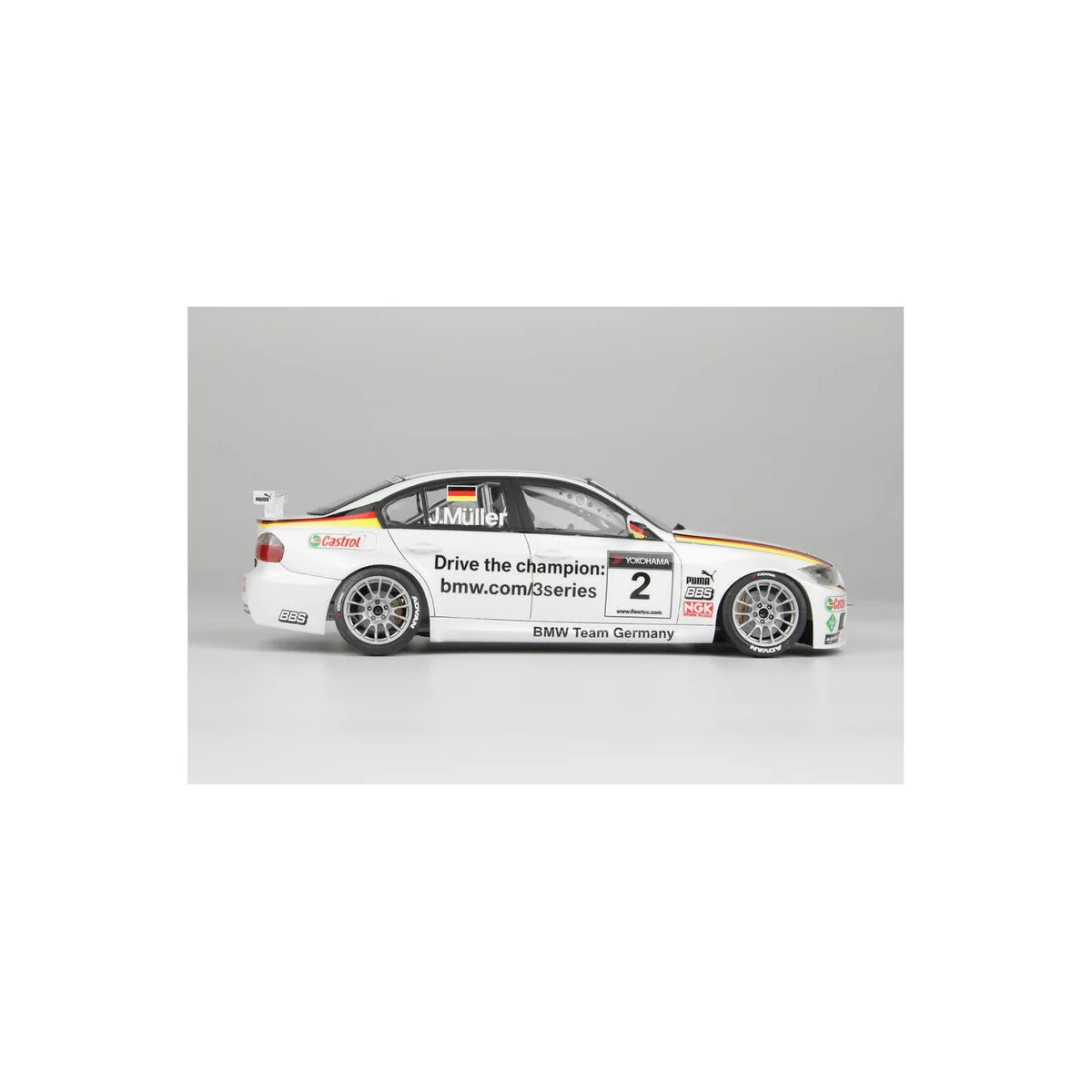 BMW 320 E90i WTCC BRANDS HATCH 2008 Winner, 1/24 - NUNU-BEEMAX PN24037