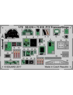 P1Y Frances/Ginga for Hasegawa, 1/72 - Eduard Accessories 73610