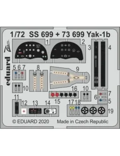 Yak-1b for Arma Hobby, 1/72 - Eduard Accessories 73699 2