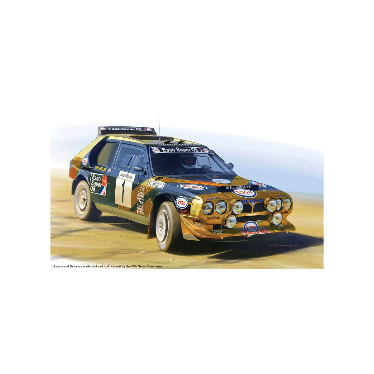 Lancia Delta S4 Catalunya Rally 1986, 1/24 - NUNU-BEEMAX B24034