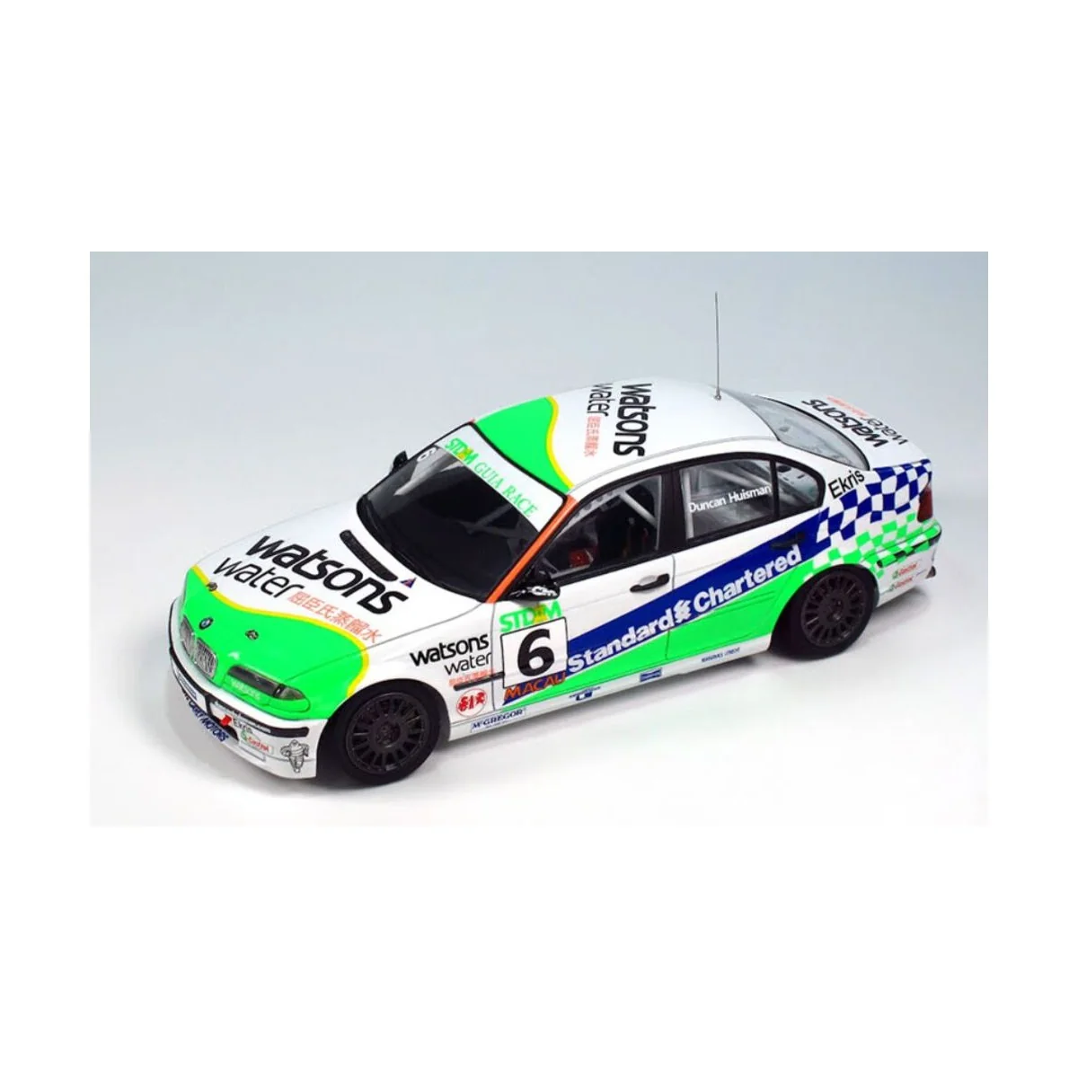 BMW 320i E46 Touring Macau 2001 Winner, 1/24 - NUNU-BEEMAX PN24041 BMW 320i E46 Touring Macau 2001 Winner, 1/24 - NUNU-BEEMAX PN24041