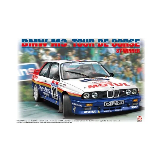BMW M3 Tour de Corse 1987, 1/24 - NUNU-BEEMAX BX24029 BMW M3 Tour de Corse 1987, 1/24 - NUNU-BEEMAX BX24029
