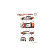 Nissan 240RS BS110 '84 Safari Rally, 1/24 - NUNU-BEEMAX BX24041 Nissan 240RS BS110 '84 Safari Rally, 1/24 - NUNU-BEEMAX BX24041