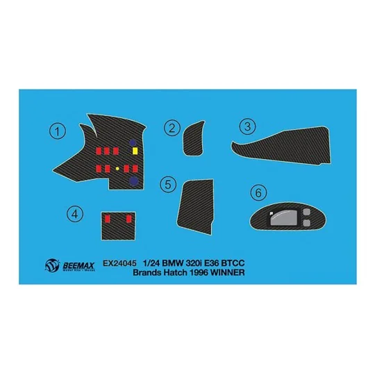 BMW 320i BTCC Brands Hatch 1996 Winner Detail Up Parts - NUNU-BEEMA...