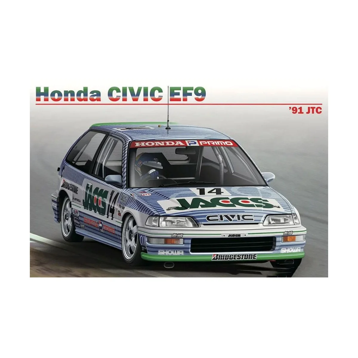Honda Civic EF9 Gr.A 1991 Jacobs - NUNU-BEEMAX BX24030