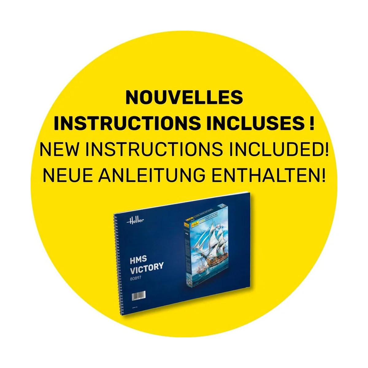 HMS Victory, 1/100 - Heller 80897 HMS Victory, 1/100 - Heller 80897