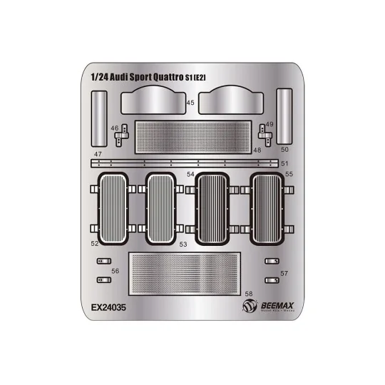 S1 Rally Montecarlo Grade Up parts, 1/24 - NUNU-BEEMAX E24035