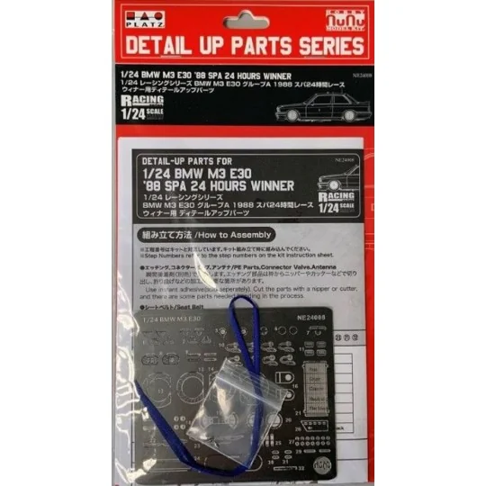 BMW M3 E30 '88 SPA 24 hours Winner, Detail UP Parts, 1/24 - NUNU-BE...
