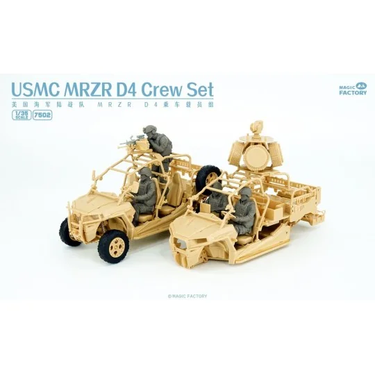 1/35 USMC MRZR D4 Crew Set (Resin), 1/35 - Magic Factory 7502