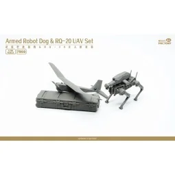 1/35 Armed Robot Dog & RQ-20 UAV Set - Magic Factory 7503