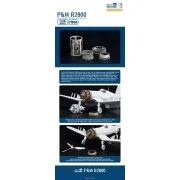 1/48 P&W R2800 Engine Separate Display Version Set 2, 1/48 - Magic ...
