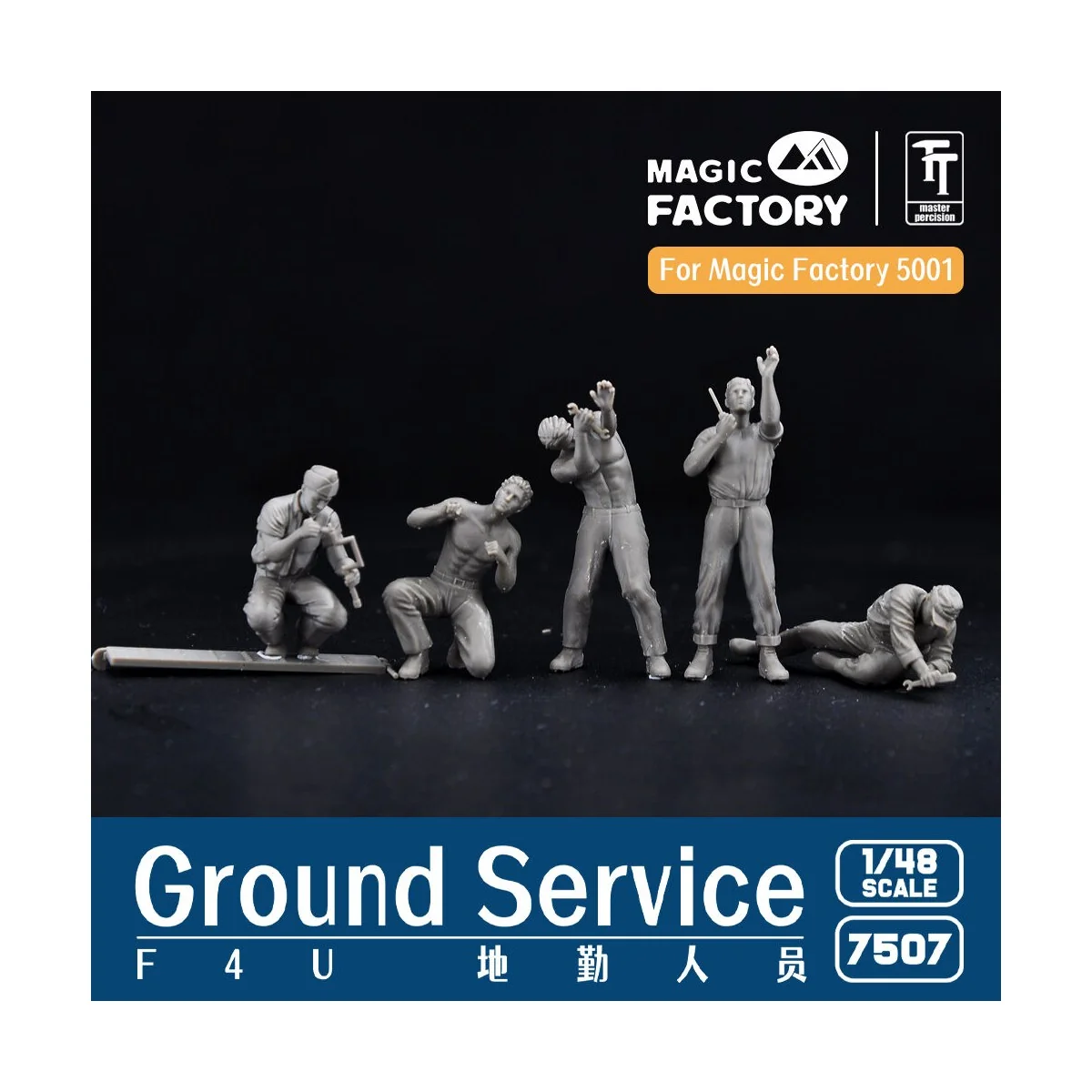 1/48 Ground Service Crew Set - Magic Factory 7507