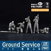 1/48 Ground Service Crew Set - Magic Factory 7507