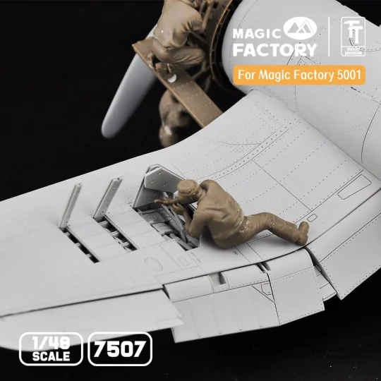 1/48 Ground Service Crew Set, 1/48 - Magic Factory 7507