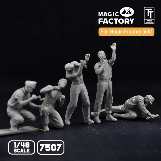 1/48 Ground Service Crew Set, 1/48 - Magic Factory 7507