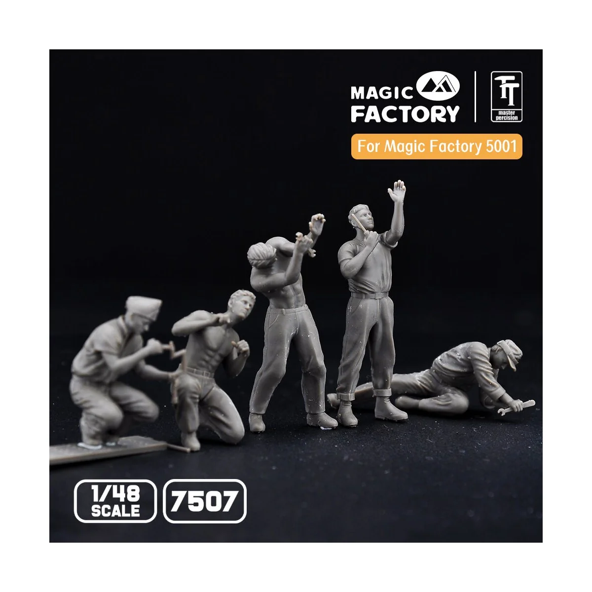 1/48 Ground Service Crew Set, 1/48 - Magic Factory 7507