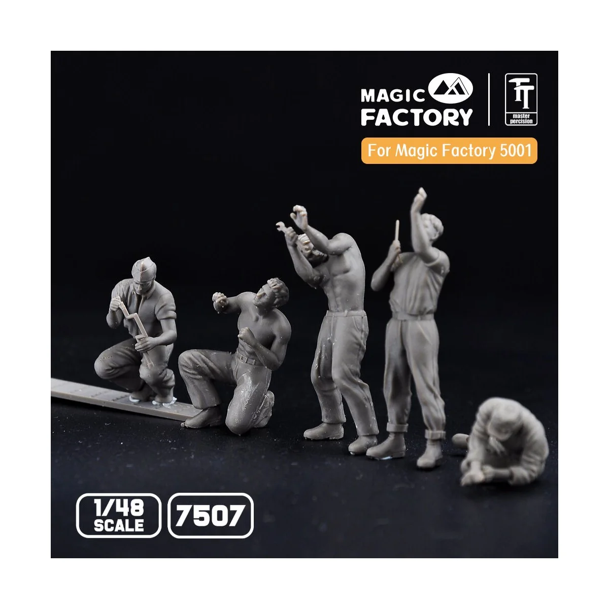 1/48 Ground Service Crew Set, 1/48 - Magic Factory 7507