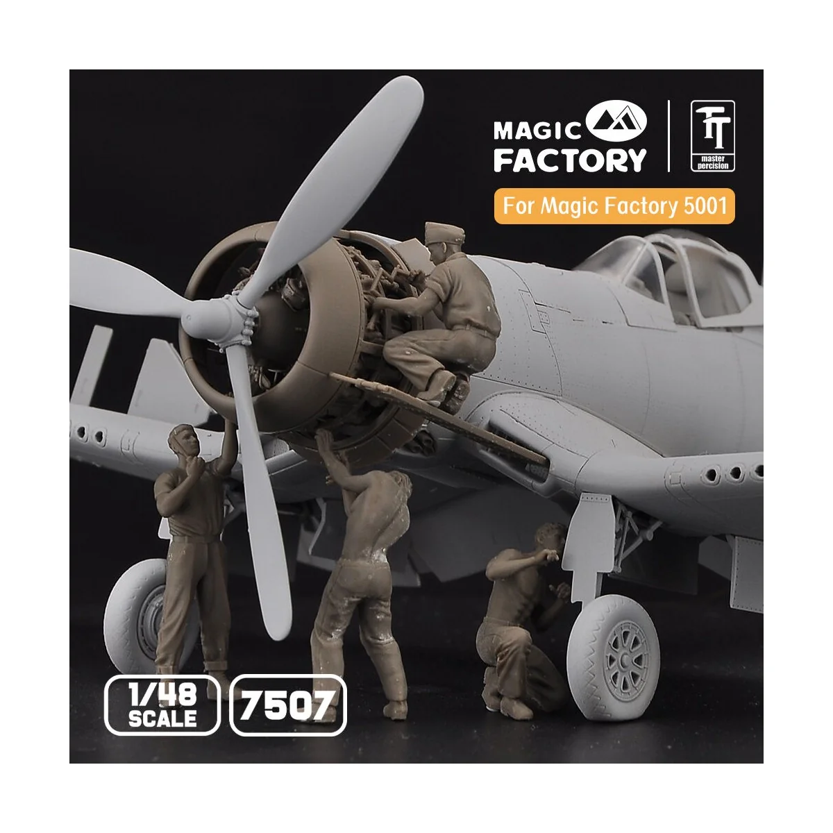 1/48 Ground Service Crew Set, 1/48 - Magic Factory 7507